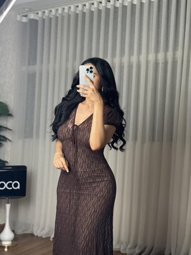 فستان ناعم دانتيل