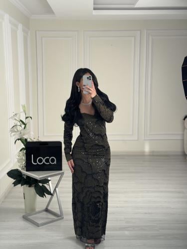 فستان سهره بلمعه براقة