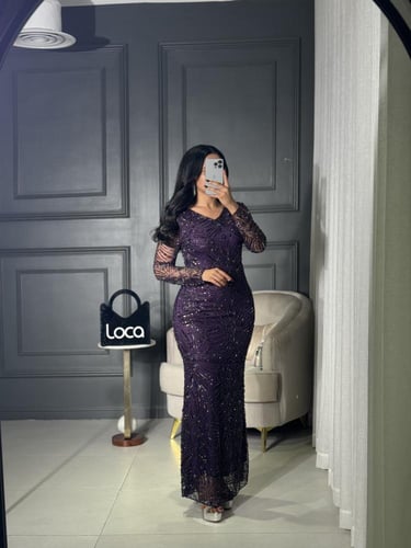 فستان سهره مطرز