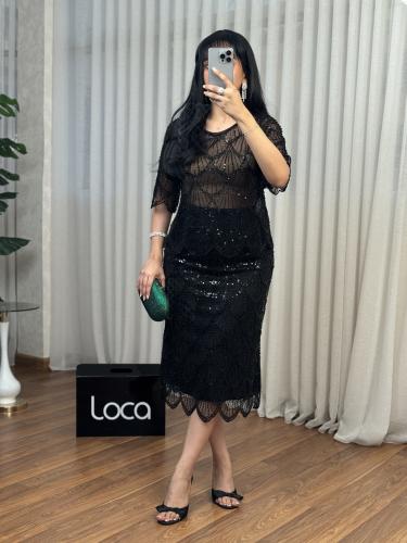 طقم سهره باللون الأسود