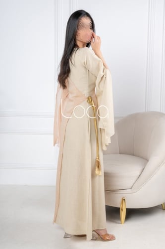 جلابية انيقة بنمط لف