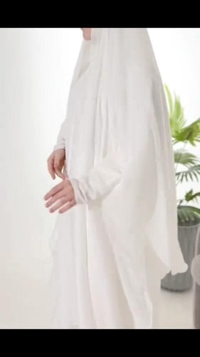 عباية العمره الشكل الجديد مع غطاء الراس