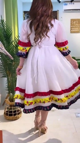 جلابية نسائي اسود (مقاس طويل