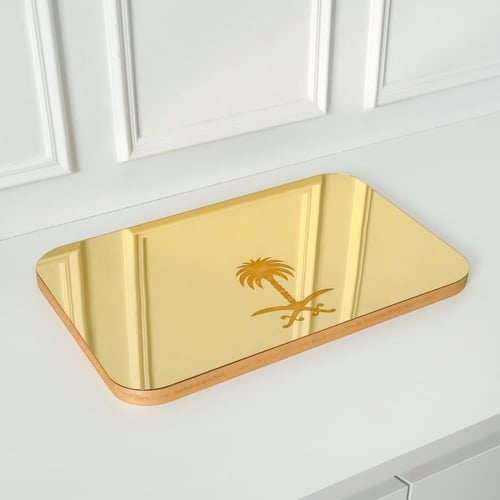 مجموعة سيفين و نخلة ذهبي بالاسم