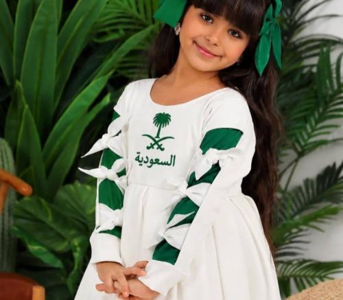 فستان اليوم الوطني السعودي