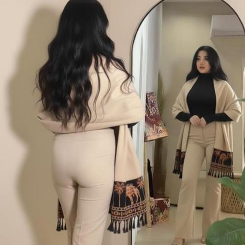 شال هوبال شتوي تراثي