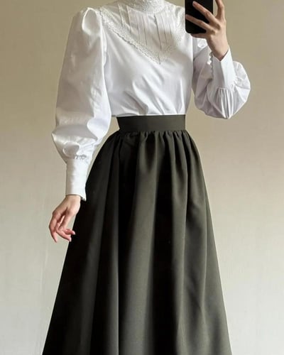 مريول مدرسي بتصميم أنيق