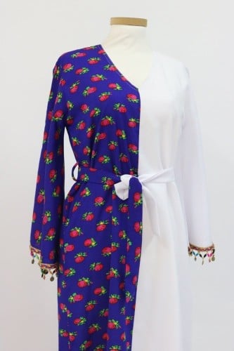 جلابية نسائي كحلي (مقاس طويل