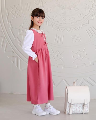 مريول مدرسي ابتدائي أنيق