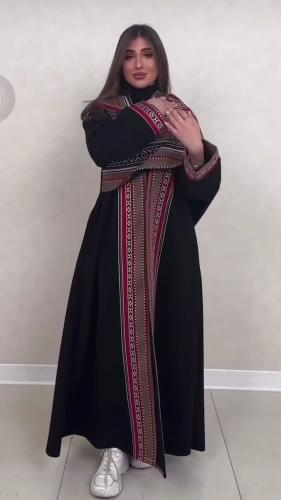 بشت جوخ نسائي مطرزه بسدو انيق معا شال