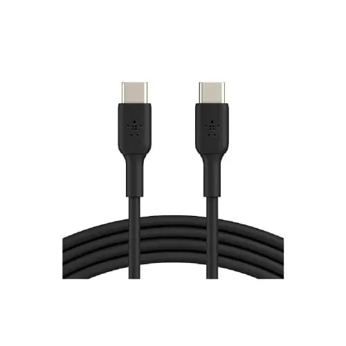 سلك شحن تايب سي تايب سي 1 متر ربل أسود - BELKIN