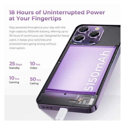 Oukitel Mobile P1 256GB 4GB Purple