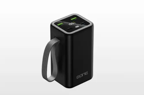 باور بانك بسعة 20 ألف مل أمبير مع مقبض أسود - EONE