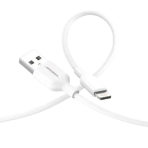 سلك شحن USB أيفون ربل أبيض JEEBEL - B313