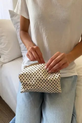 POLKA DOTS MAKEUP BAG
