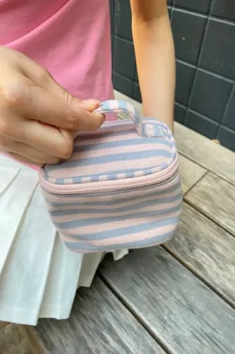 STRIPES MAKEUP BAG