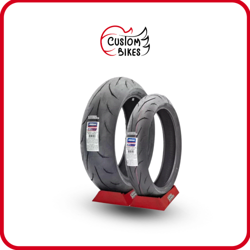 طقم اطار ميتاس 200/55ZR17 (78W) -120/70ZR17 (58W)