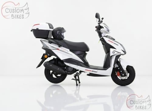 دراجة نارية بطة لون ابيض 2026 - CM150
