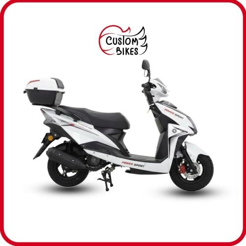 دراجة نارية بطة لون ابيض 2026 - CM150