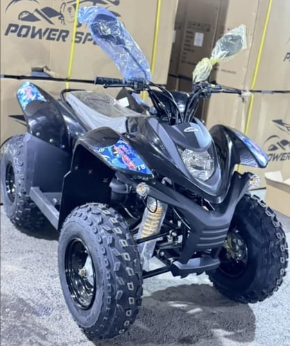 دباب رام يورو 110cc تايوان 4 كفرات لون اسود