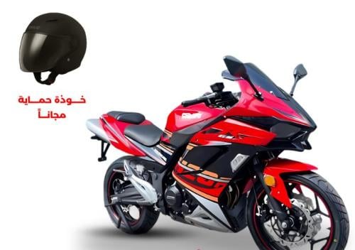دراجة نارية 400CC من باور سبورت لون أحمر 2026