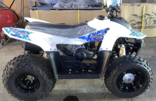 دباب رام يورو 110cc تايوان 4 كفرات لون ابيض