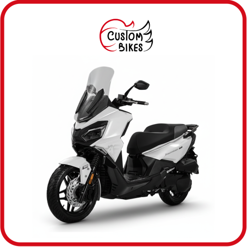 دراجة نارية باور سبورت JOYRIDER SYM 300 - أبيض
