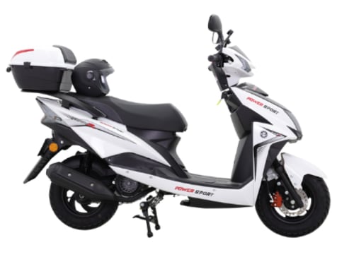 دراجة نارية بطة لون ابيض 2026 - CM150