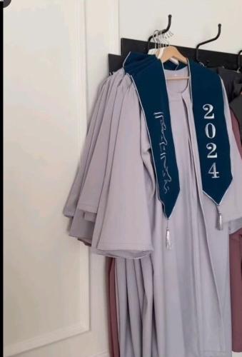 عباية تخرج 2026 بالاسم وسنة التخرج علي الطلب الطلب...