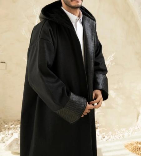 فروه قماش جوخ مع جلد