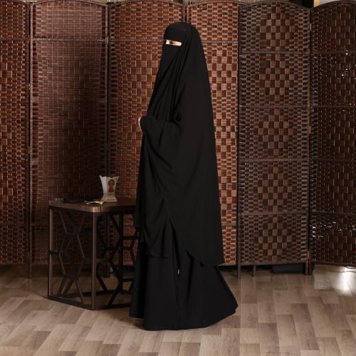 عباية راس بشت كريب صالونه ياباني راس