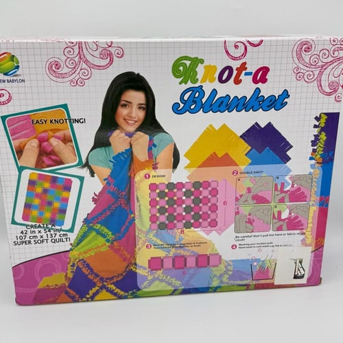 لعبة صنع بطانية بدون خياطة