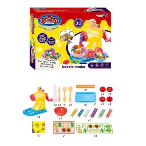 لعبة صلصال حجم كبير شكل فرامه وأدوات مطبخ