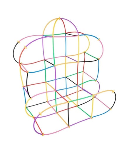 كيس ألعاب البناء ٨٠ قطعة (MeiFen)