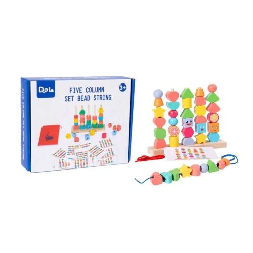 لعبة تعليمية خشبية تطابق الأشكال