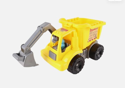 لعبة مكعبات شكل شاحنة قلاب كبيرة