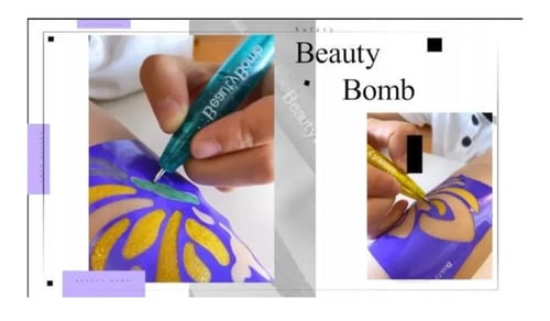لعبة رسم تاتو بالألوان