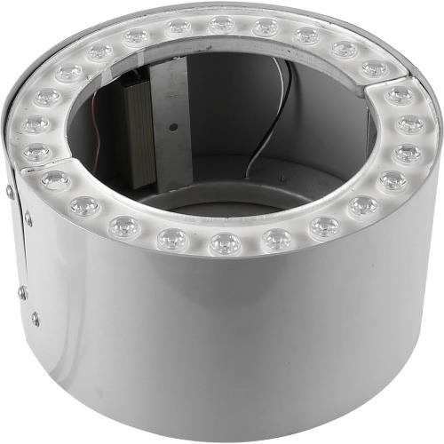 كشاف خارجي شجر دائري قطعتين لون الانارة احمر قطر م...