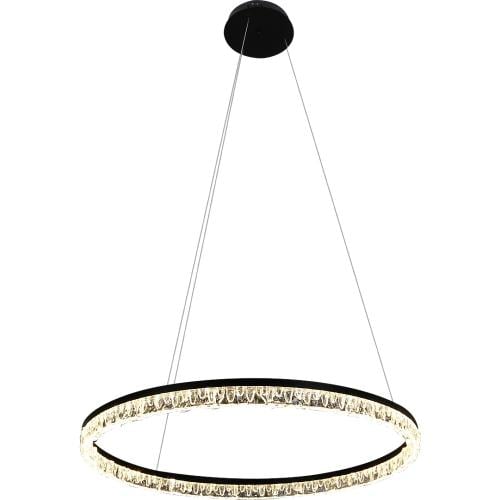 نجف مودرن اسود لون الانارة 3 اضاءات 55 واط مقاس 80...