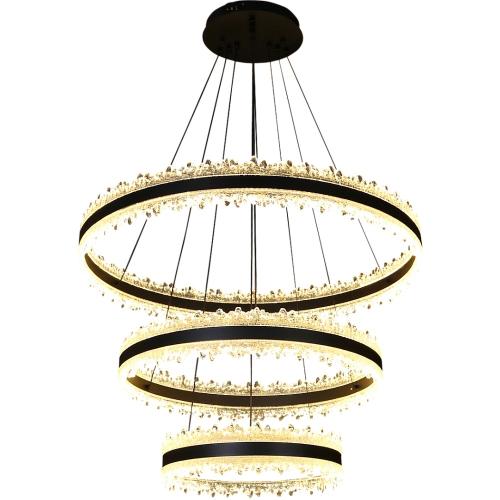 نجف مودرن اسود لون الانارة 3 اضاءات 250 واط 400+60...