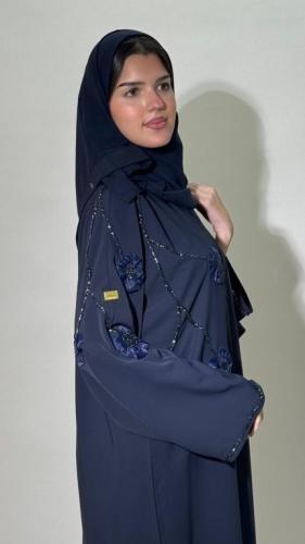 عباية فلاور كحلي