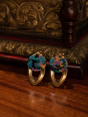 Vintage Multicolor Drop Earrings