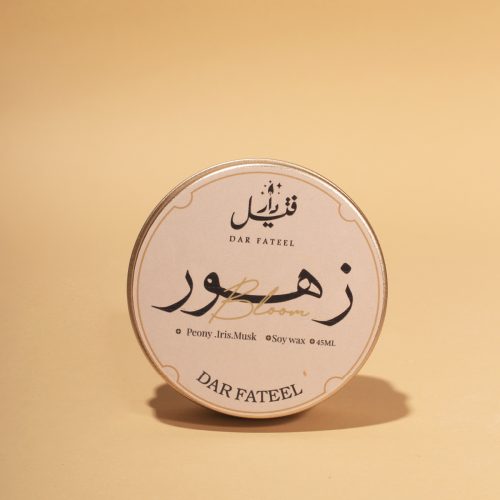 مجموعة شموع الزهور