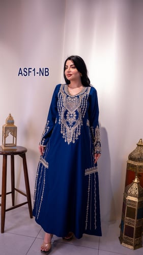 جلابيه عسيري تطريز سيفين ونخله