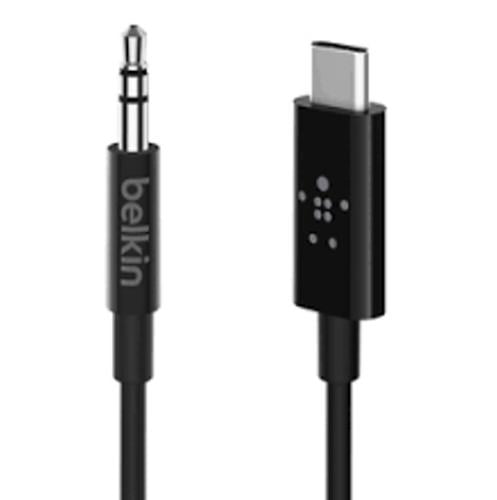 Belkin RockStar 3.5 mm Audio Cable With USB-C Conn...
