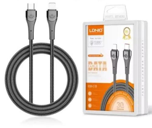 كابل شحن سريع LDNIO LC442C TPE Type-C إلى Type-C ب...