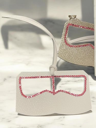 تصميم تعليقة البرقع بالكريستال