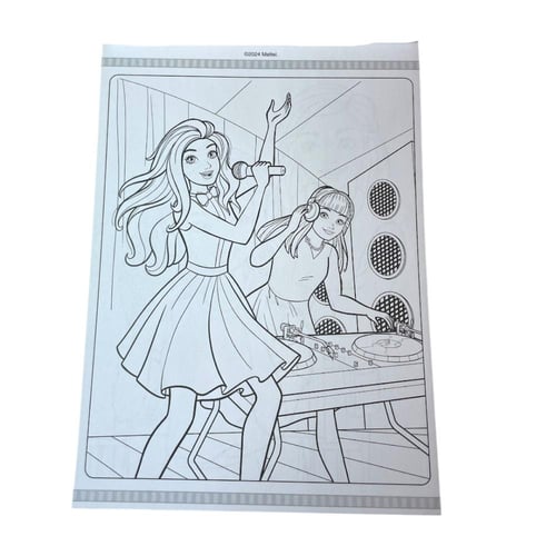 كراسة تلوين باربي ميجا باد