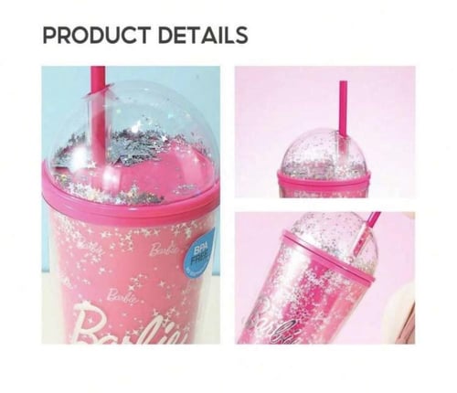 كوب بلاستيك باربي