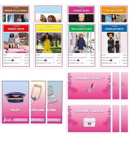 لعبة مونوبولي باربي